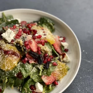 سالاد اسفناجSpinach salad